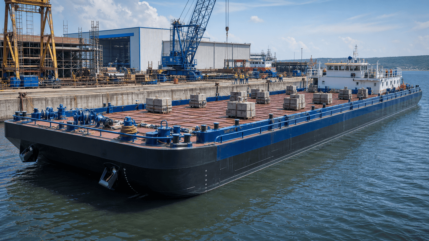 Lloyd's-Registered Cargo Barge - drawing 1