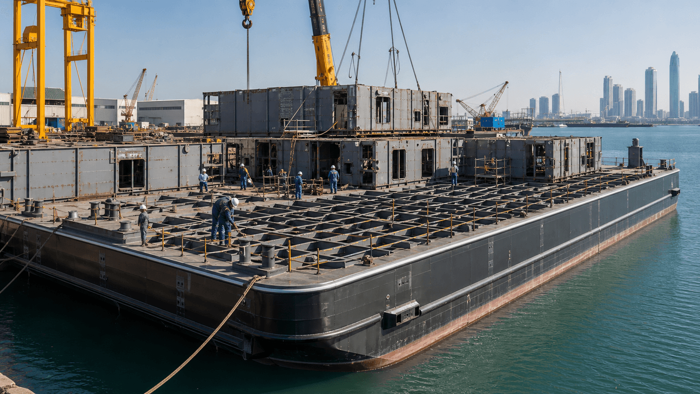 Lloyd's-Registered Cargo Barge - drawing 2