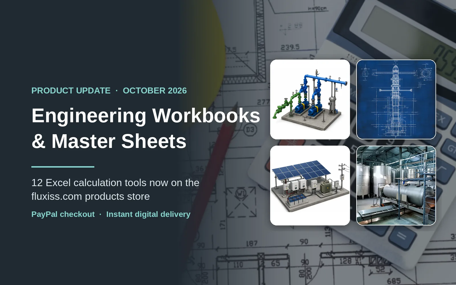 Fluxiss Engineering Workbooks and Master Sheets Now Available on the Products Store