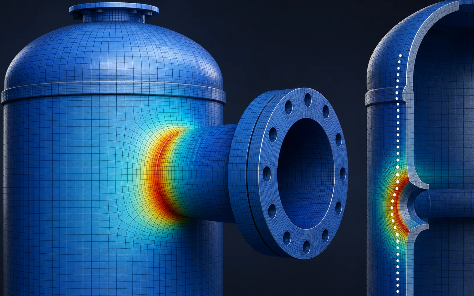 Pressure Vessel FEA: When Closed-Form Codes Aren’t Enough