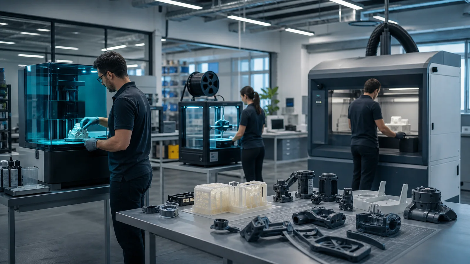 Rapid Prototyping & Additive Manufacturing (SLA, FDM, SLS)