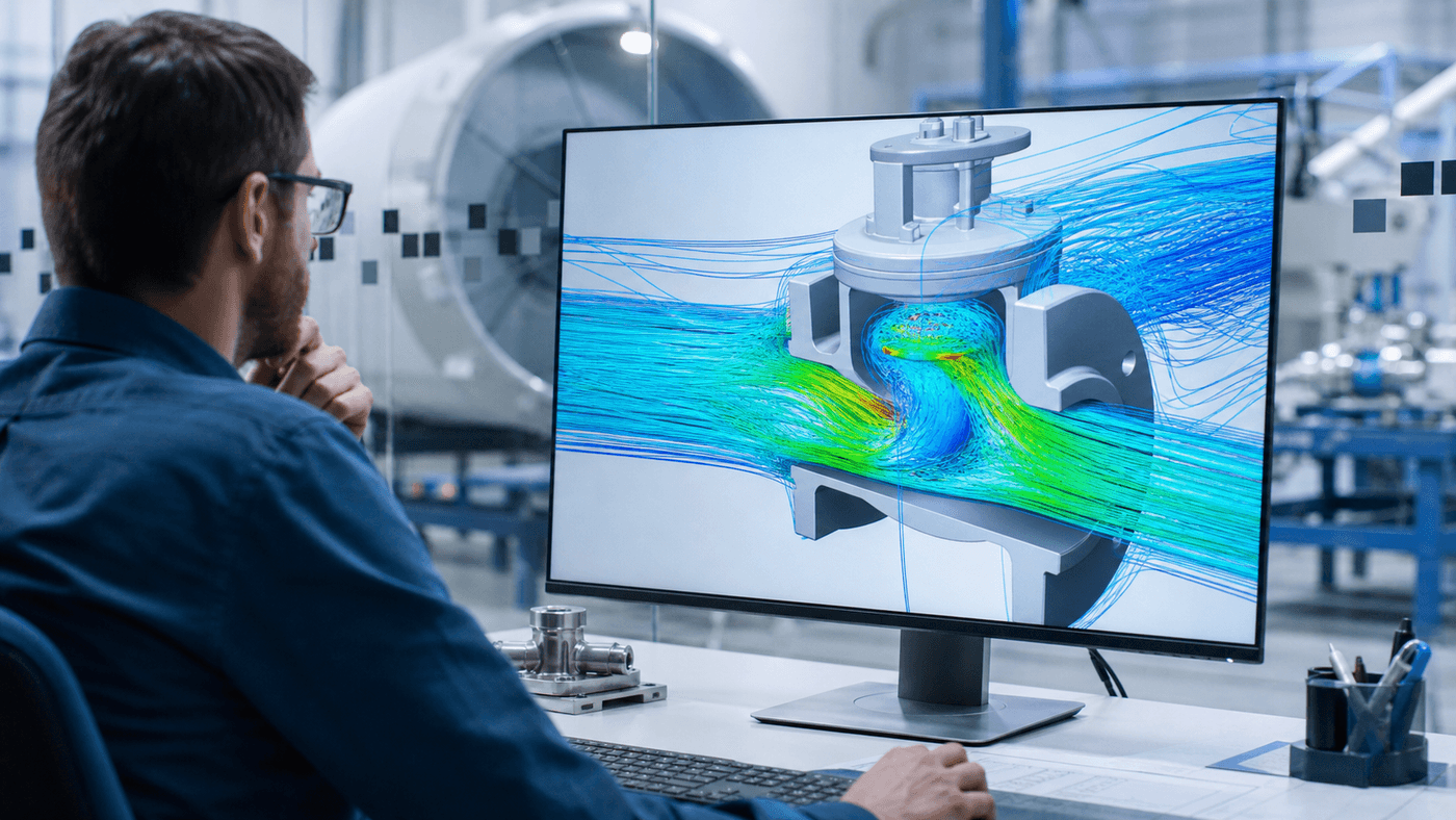 Computational fluid dynamics simulation